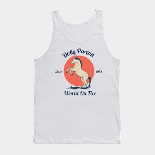 Dolly Parton // Horse Tank Top